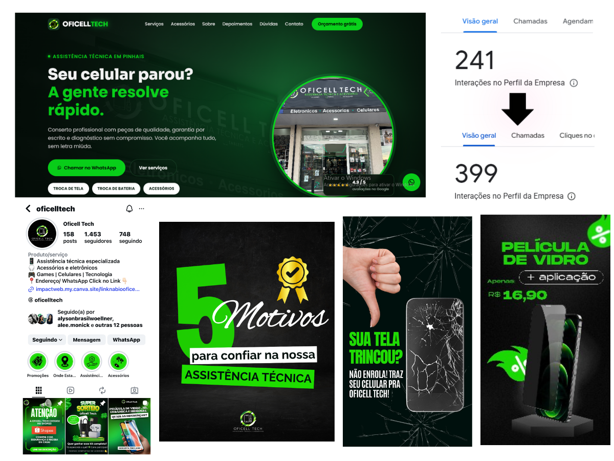 Trabalho realizado para Oficell Tech